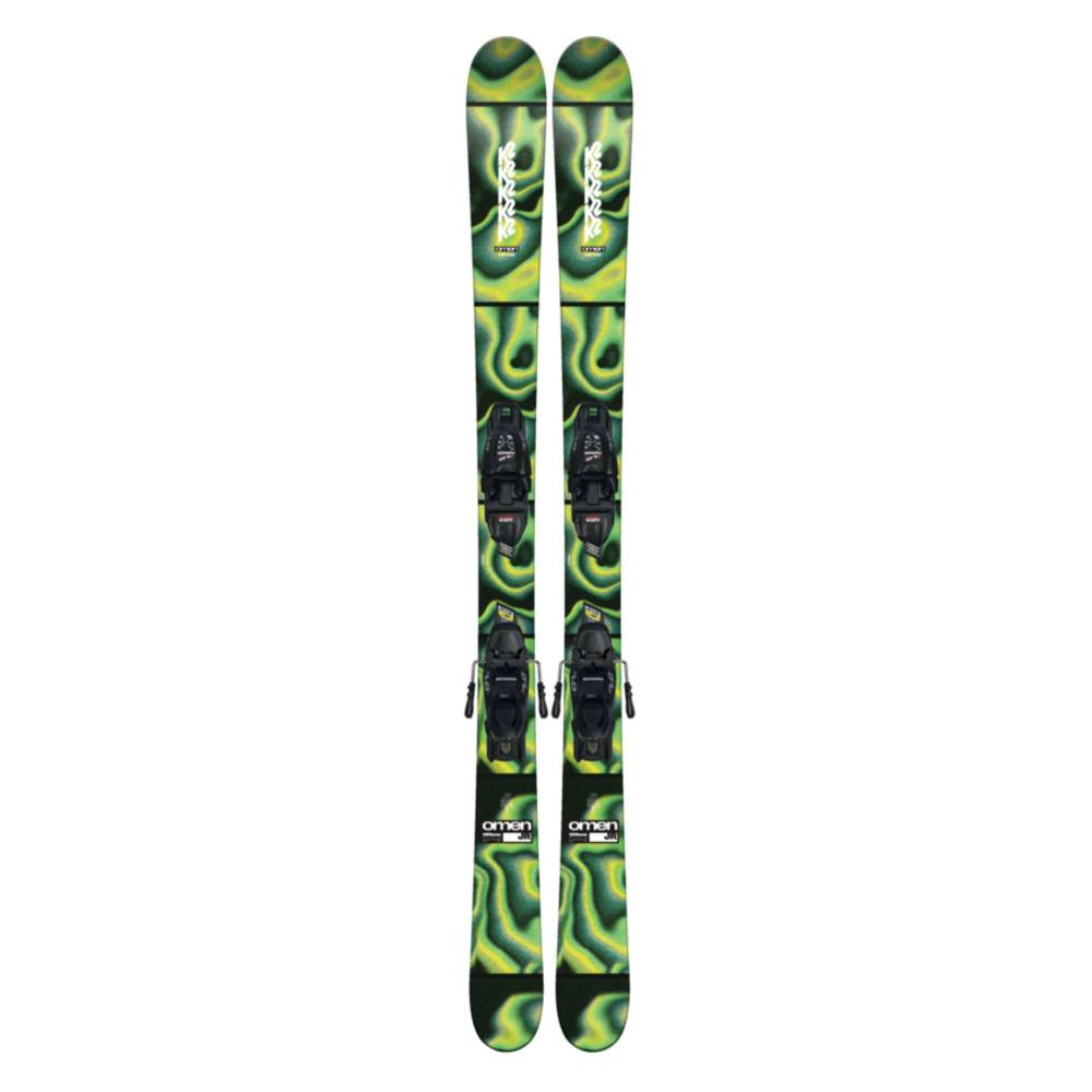 K2 Omen JR Skis w 4.5 FDT GW Large Plate Bindings 2027 | Corbetts