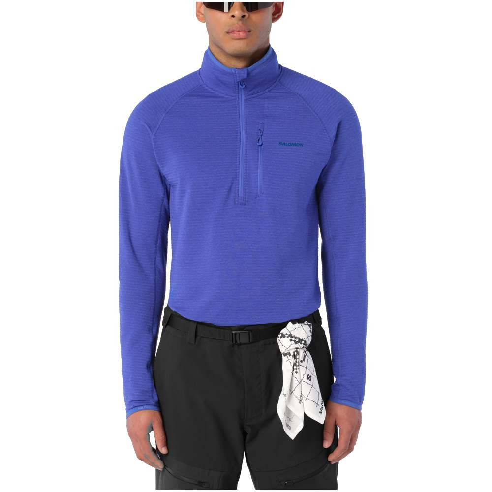 Salomon Essential Lightwarm Mens Half Zip 2027 | Corbetts Ski +