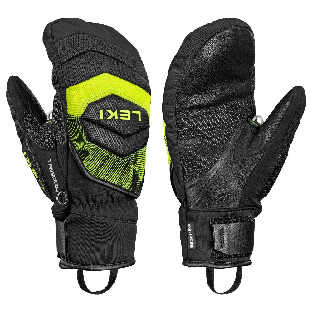 Leki WCR Core TR Mitt w Leki Venom GS TR Ski Poles Bright