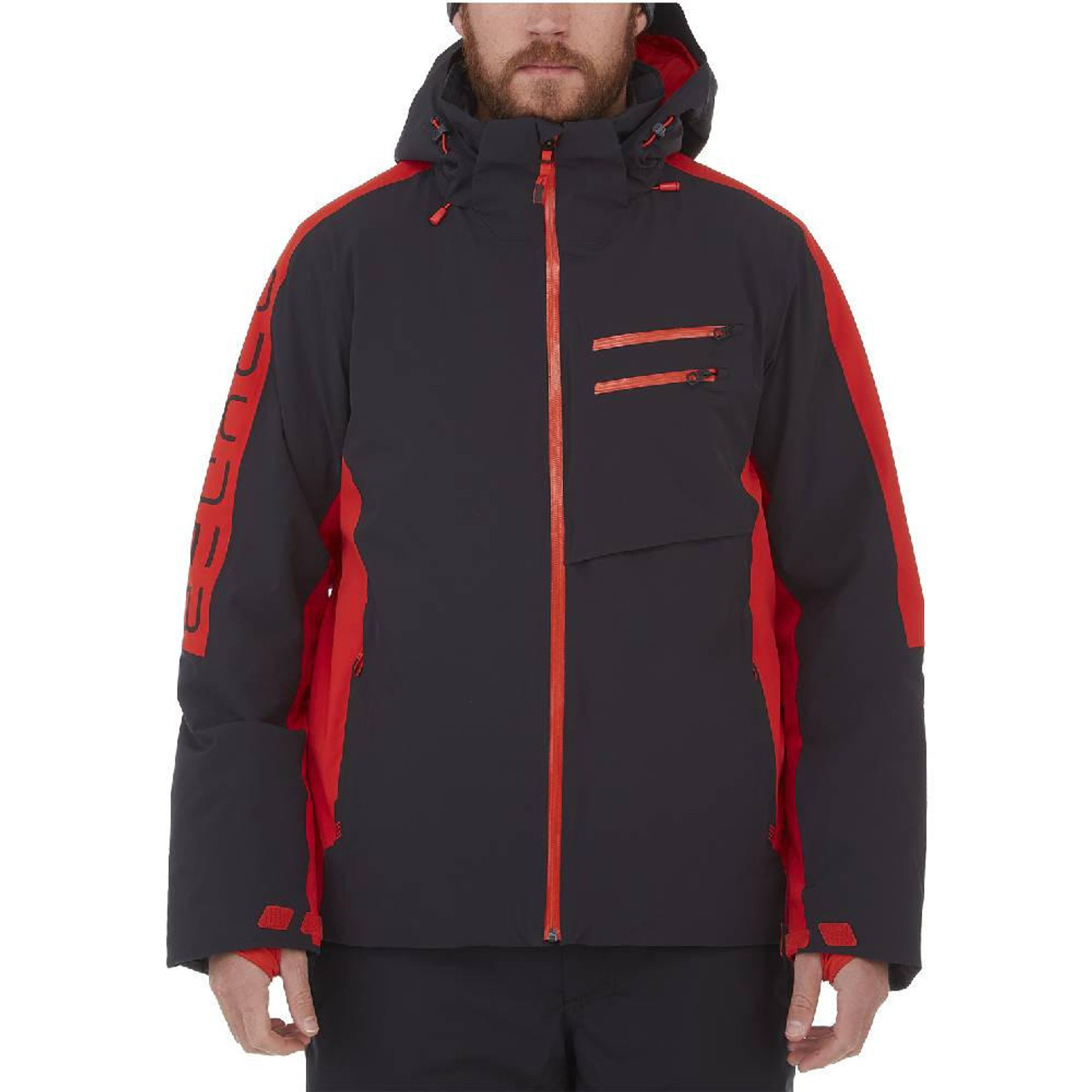 Leader Insulated Ski Jacket - Black Collegiate (Black) - Mens | Spyder