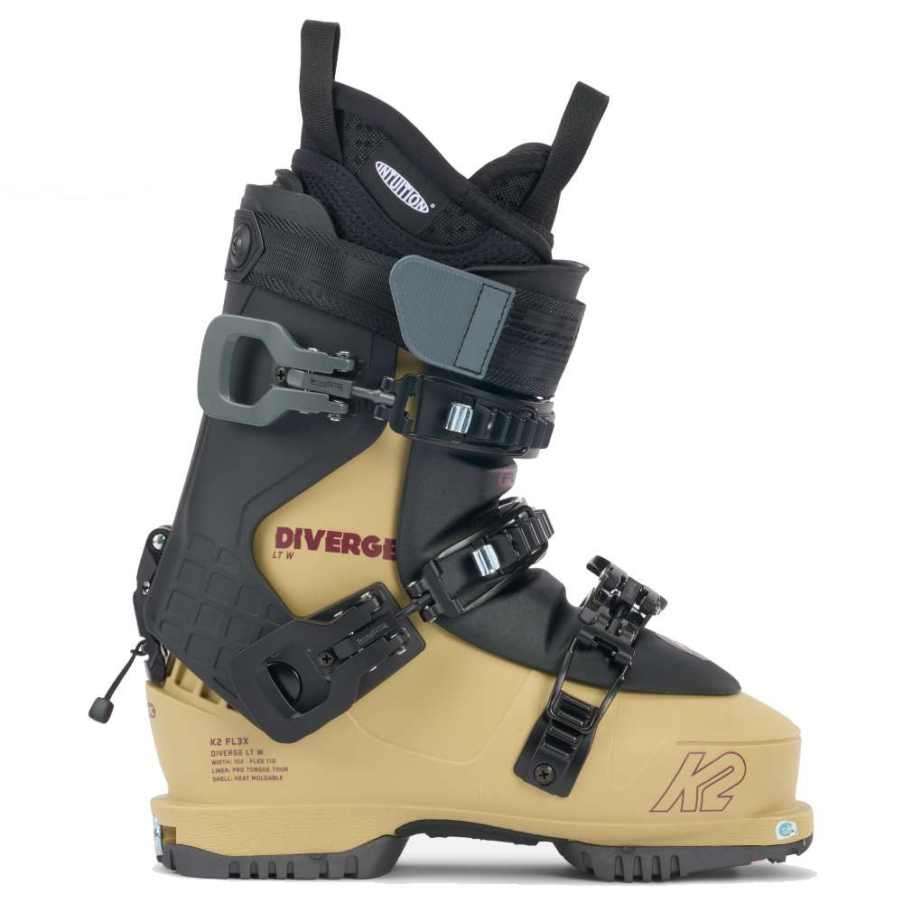 k2 fl3x diverge lt alpine touring ski boots 2023 W The Diverge Lt is light with a weight of 3760g per pair and is perfect for freetouring use Diverge LT - K2 -