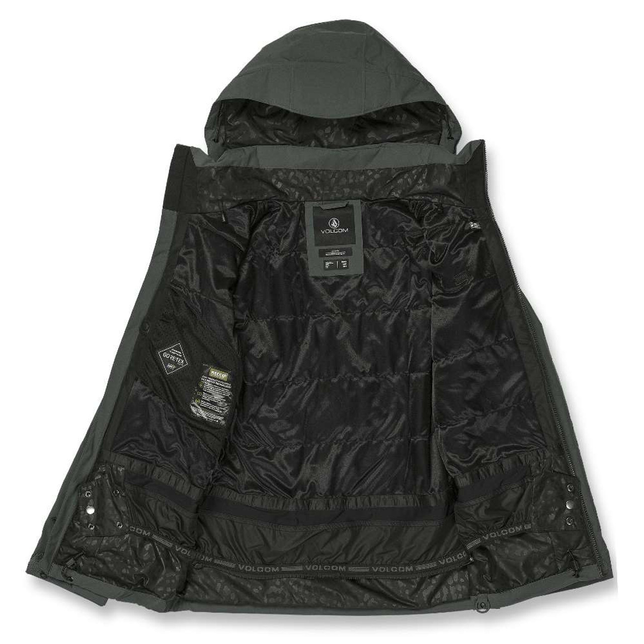 VOLCOM ブラックジャケット US/EU-S VOLCOM ブラックジャケット US/EU-S