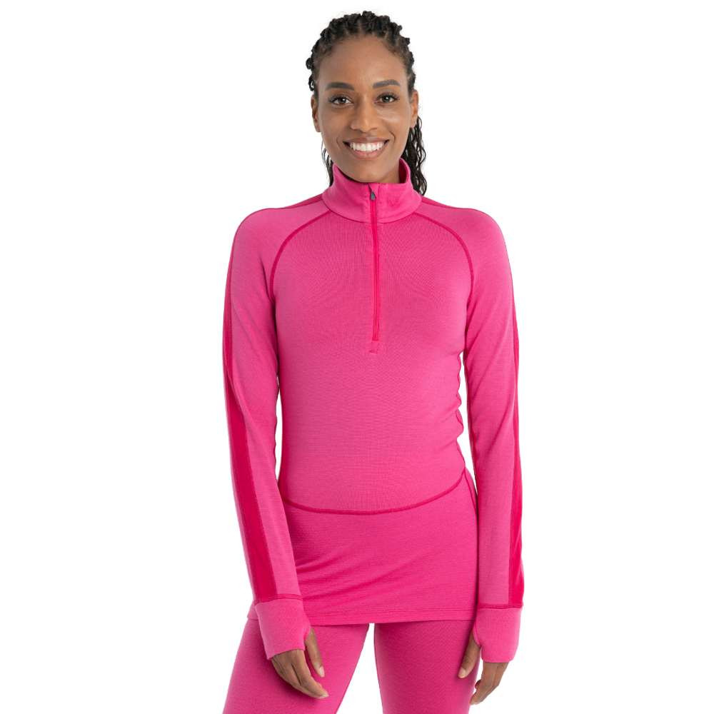 Icebreaker 260 ZoneKnit Womens LS Half Zip 2024 | Corbetts Ski +