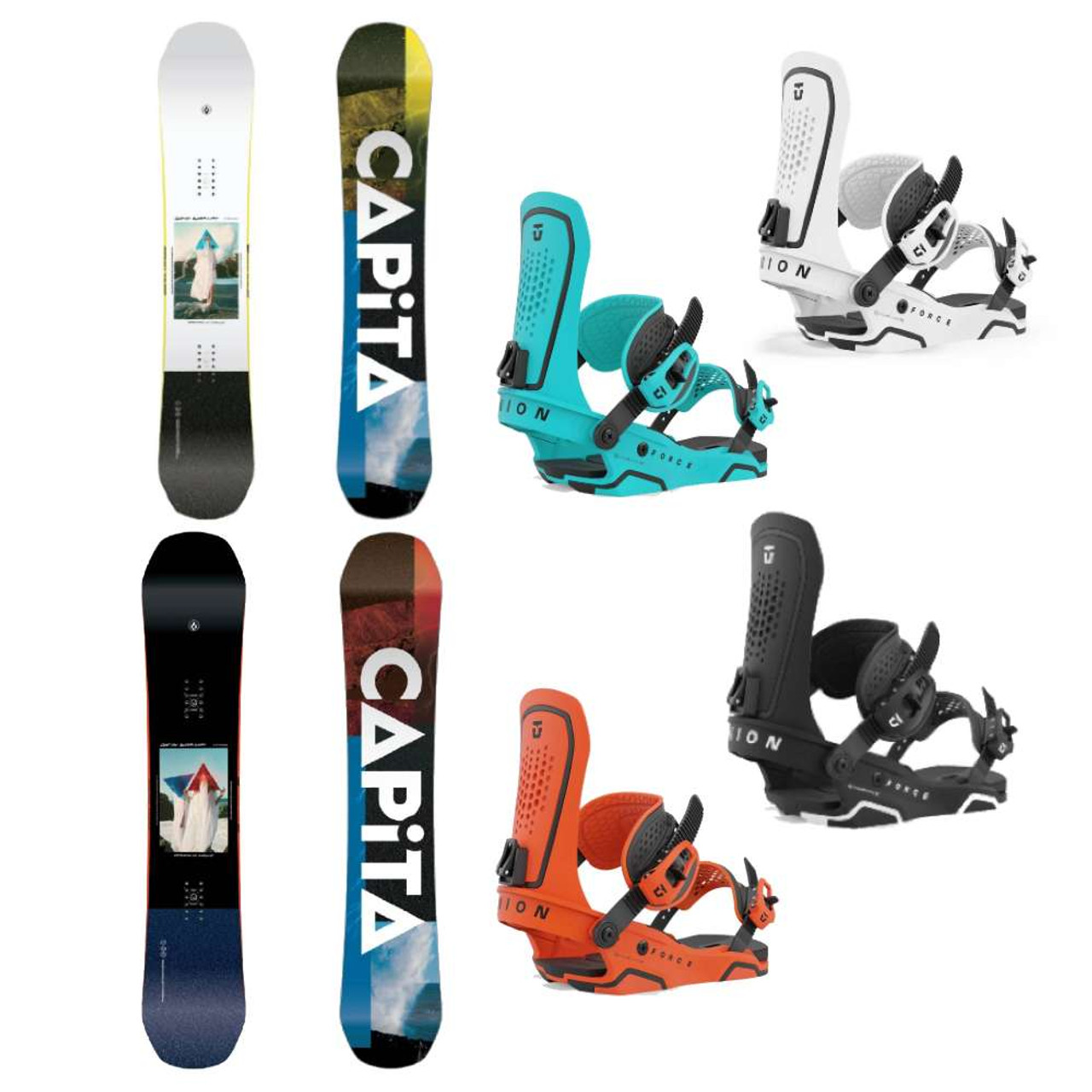 2024 Capita Defenders Of Awesome Snowboard w Union Force Snowboard