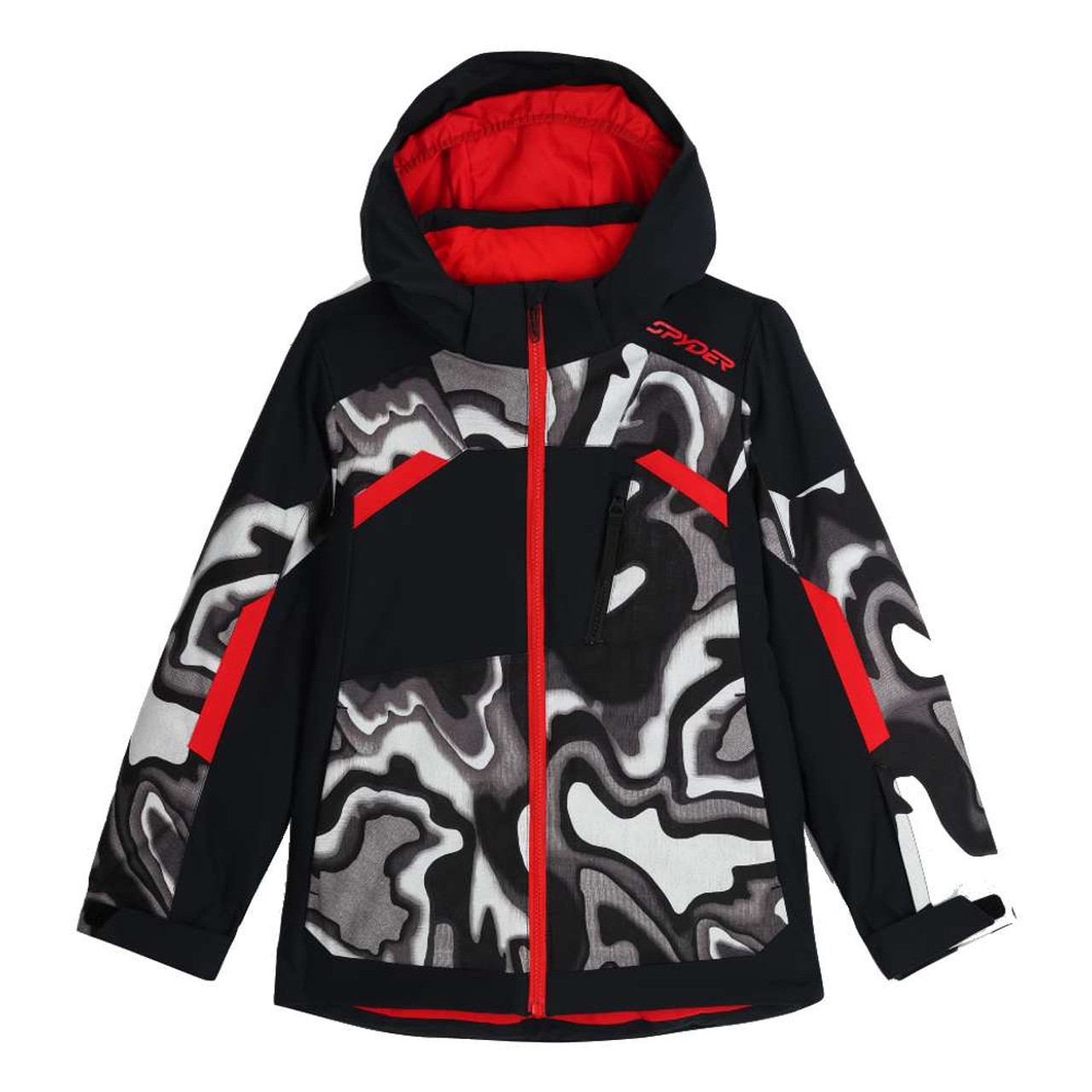 Spyder Kids Boy's Challenger Jacket (Big Kids) Volcano/Black 10 Big Kids :  Clothing, Shoes & Jewelry - Amazon.com