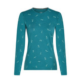 Icebreaker Merino 200 Oasis Snow Day Womens Long Sleeve Crewe 2026