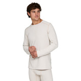 Le Bent Heavyweight Antarctic Grid Fleece Mens Crew 2026