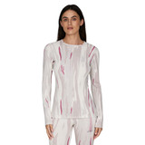 Le Bent Heavyweight Antarctic Grid Fleece Womens Crew 2026