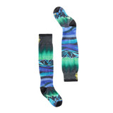 Smartwool Ski Zero Cushion Aurora Flash Print OTC Junior Sock 2026