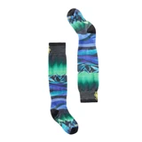 Smartwool Ski Zero Cushion Aurora Flash Print OTC Junior Sock 2026