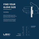Leki Glace 3D Womens Mitt w/ Leki Stella S Womens Ski Poles Package 2026