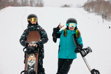 Burton Smalls Brown/Blue JR Snowboard 2027