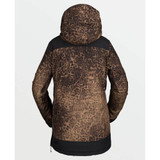 Volcom Fern Insulated Gore Womens Leopard Pullover Jacket 2022