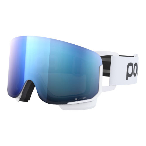 LUNETTES DE SKI ET DE SNOWBOARD F2 100 BEAU TEMPS BLANC BLEU F2