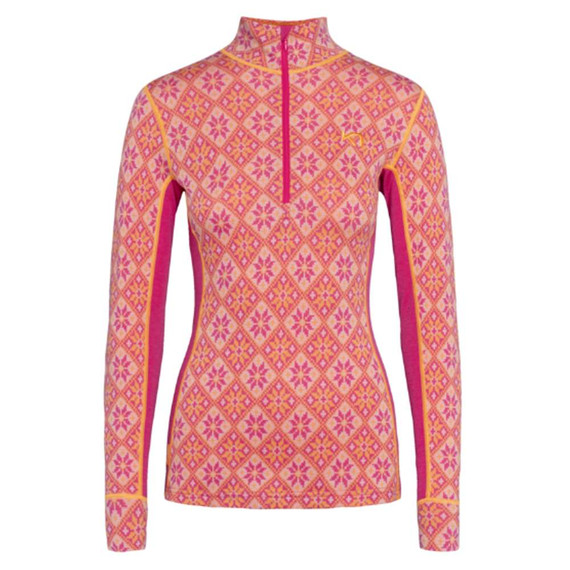 Kari Traa Rose Womens Half Zip Baselayer Top 2025