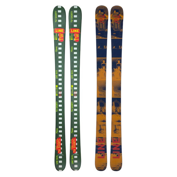 Line Tom Wallisch Shorty JR Skis w 4.5 Bindings 2024 | Corbetts