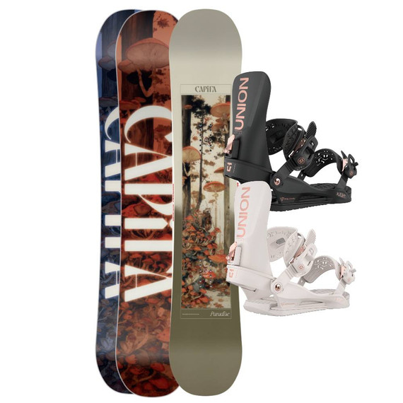 CAPiTA Outerspace Living Snowboard w Union STR Snowboard Bindings