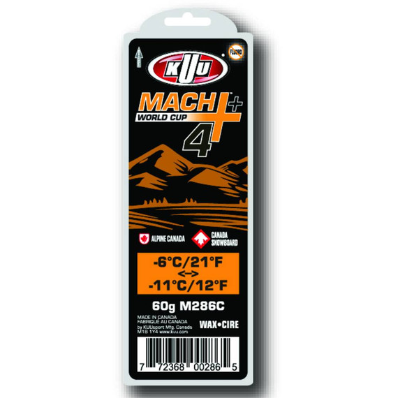 Kuu Mach 4+ World Cup - Cold - 60g 2026 | Corbetts Ski + Snowboard