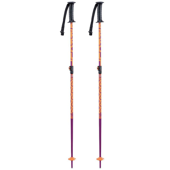 K2 Sprout Purple Adjustable Junior Ski Poles 2022
