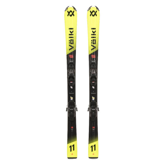 Volkl Racetiger JR Yellow Skis w/ vMotion 4.5 GW Bindings 2027