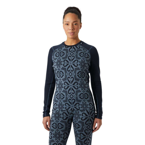 Helly Hansen Lifa Merino Midweight Graphic Womens Crew 2027