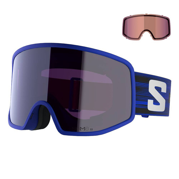 Salomon Sentry Pro Sigma Equipe Goggle 2027-Race Blue w/ Sigma Sky Blue + Sigma Light Blue