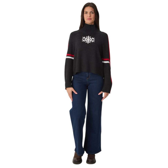 Krimson Klover Wren Snowflake Womens Mock Neck 2027