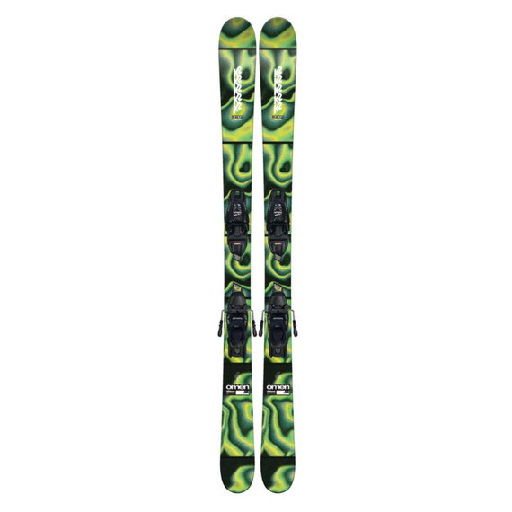K2 Omen JR Skis w 4.5 FDT GW Large Plate Bindings 2027 | Corbetts