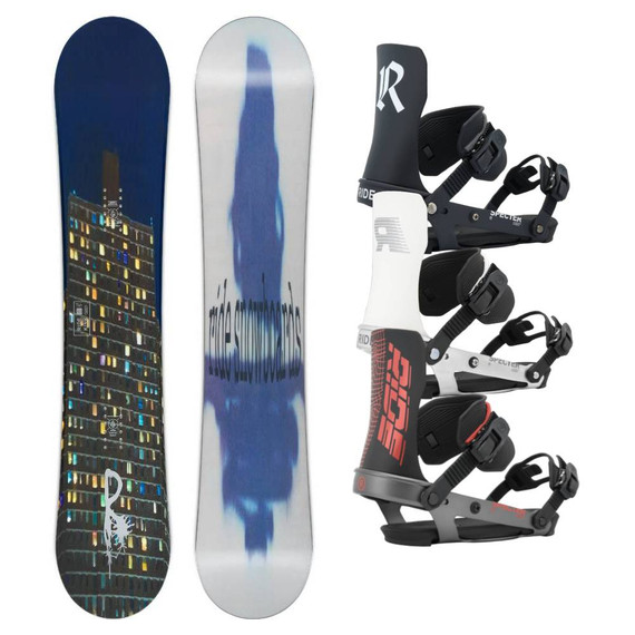 Ride Agenda Snowboard w Ride C-2 Snowboard Bindings Package 2027