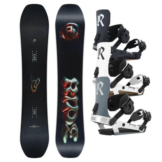 Ride Twinpig Snowboard w Ride Specter Snowboard Bindings Package