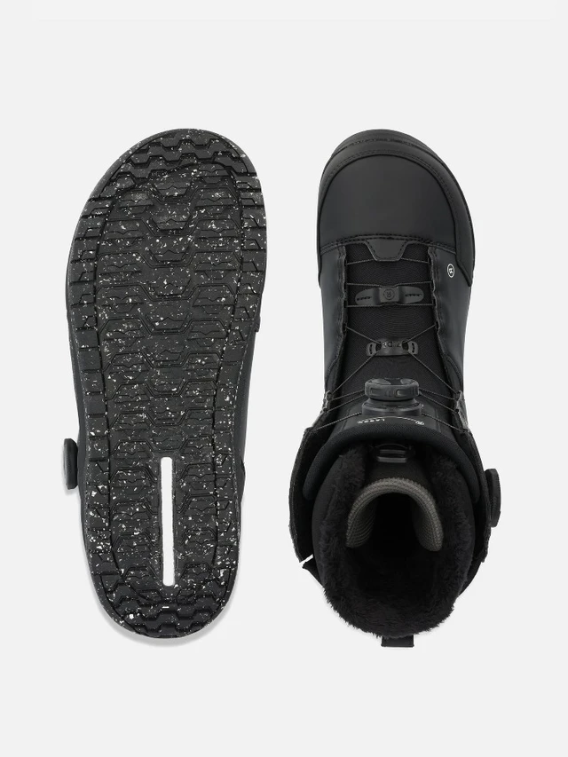 NWOT Ride Unisex Snowboard Post-ride Black Slippers, Men = 10-11, Womens = 11-12 Ride Snowboards main image 4