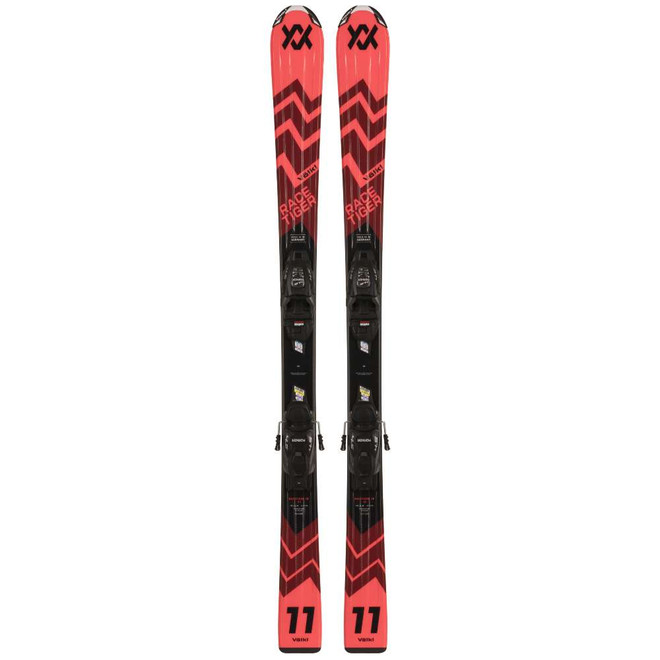 Volkl Racetiger JR Red Skis w vMotion JR 4.5 GW Bindings