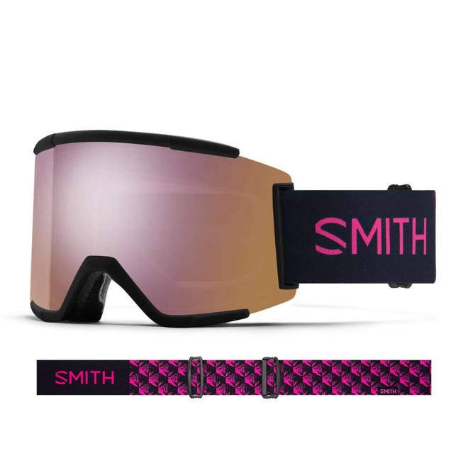 SMITH スミス SQUAD スカッド PROPER PINK Smith Goggles Squad - pink (proper pink/chromapop sun platinum mirror)