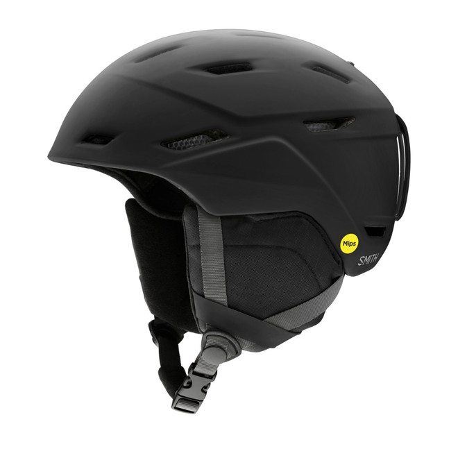 Smith Mission MIPS Matte Black Adult Helmet w/ Goggle Package