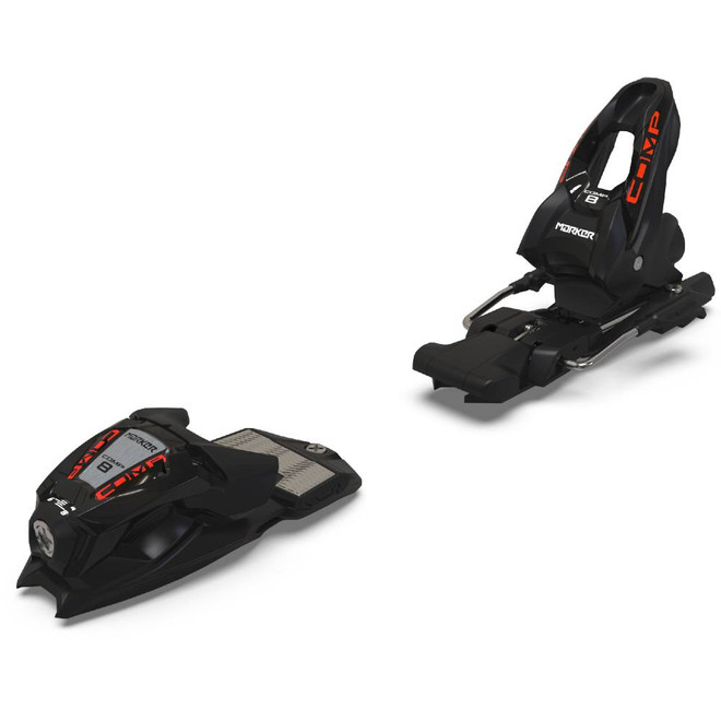 Marker Comp Jr 8 B85 Black/Flo Red Ski Bindings (Nordica Box) 2026