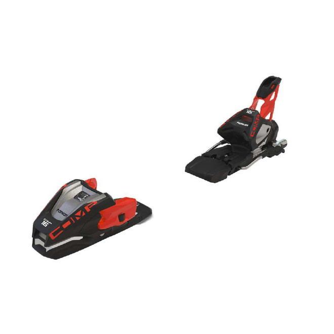 Marker COMP 16 B85 Black/Flo Red Ski Bindings 2026