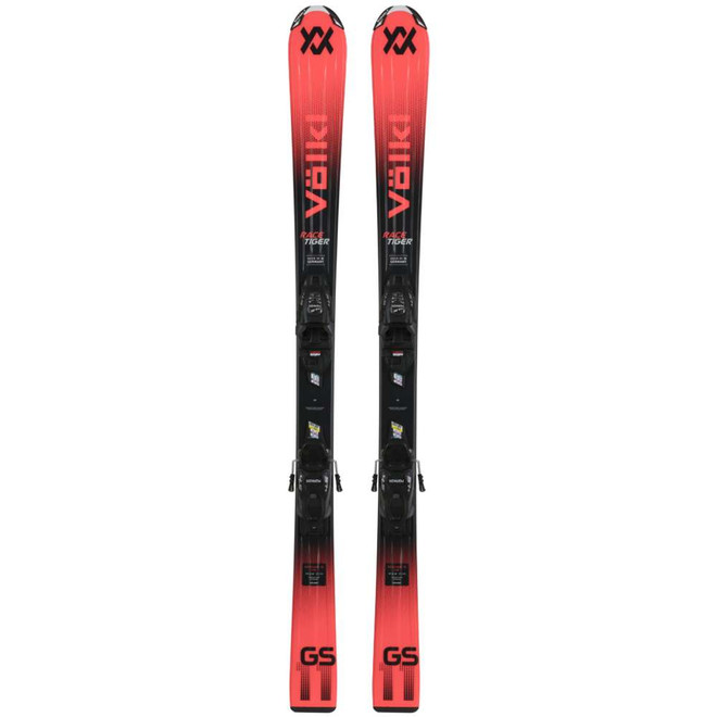 Volkl Racetiger JR Red Skis w/ vMotion 7.0 JR GW Bindings 2026