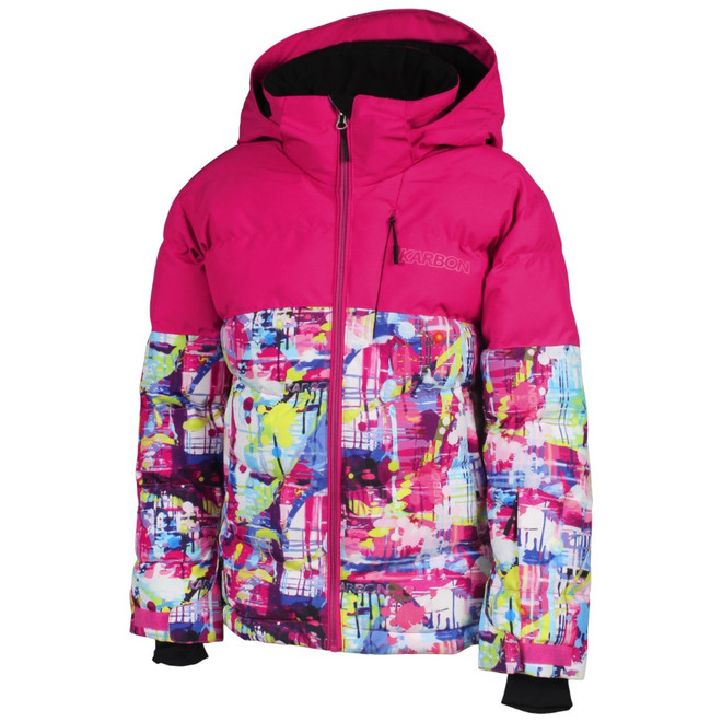 Karbon Scarlet Print Junior Jacket 2026
