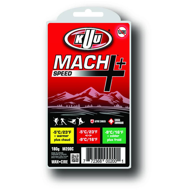 Kuu Mach+ Speed 3 Temp Wax - 180g 2026 | Corbetts Ski + Snowboard