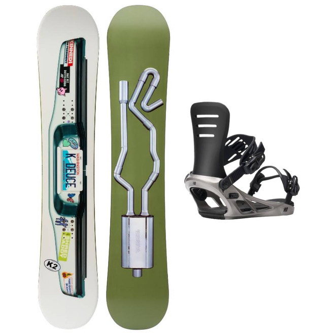K2 Medium Snowboard w/ K2 Formula Snowboard Bindings Package 2026