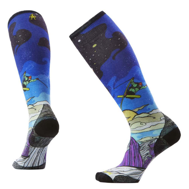 Smartwool Ski Zero Cushion Galactic Ski Print OTC Womens Socks 2026