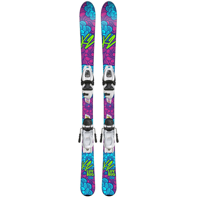 2019 K2 Luv Bug Junior Skis w/ Marker 4.5 Bindings