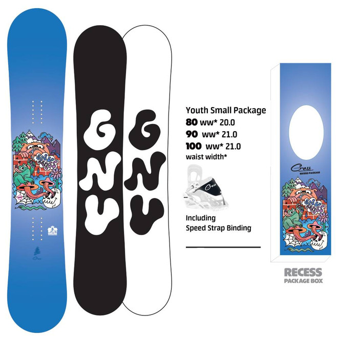 GNU Recess Mini Package JR Snowboard 2026