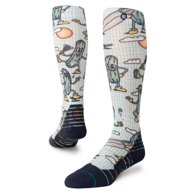Stance Snow Feeling Pickled Mid Cushion Adult Poly Socks 2025