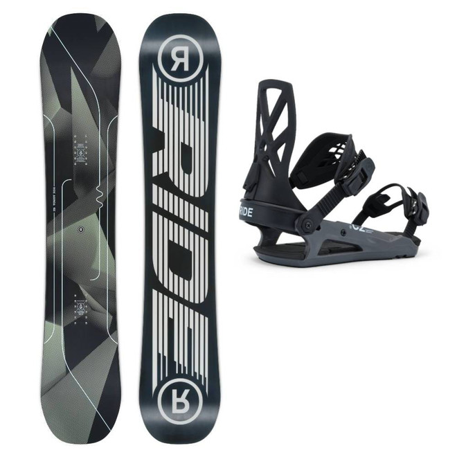 Ride Agenda Snowboard w Ride C-2 Snowboard Bindings Package 2027