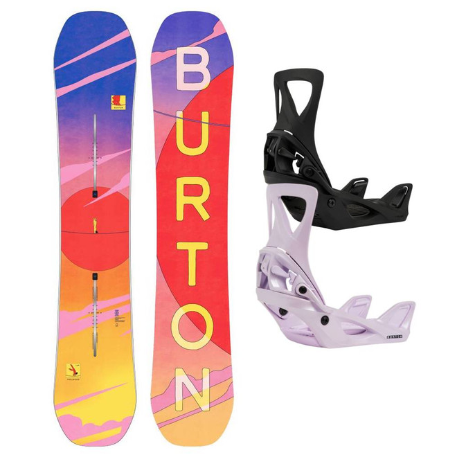 Burton Feelgood Tight Rope Womens Snowboard w Burton Step On