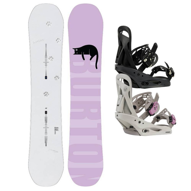 Burton Yeasayer Paws Womens Snowboard w Burton Citizen Snowboard