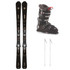 Rossignol NOVA 6 Womens Skis w/ Rossignol PURE 70 Womens Ski Boots & Rossignol ELECTRA White Ski Poles Package
