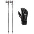 Leki Copper 3D Pro Glove w/ Leki Carbon 14 3D Ski Pole Package 2026