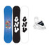 GNU Recess Mini JR Snowboard Package 2027